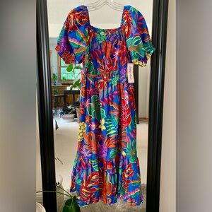 FARM RIO Style Floral Dress